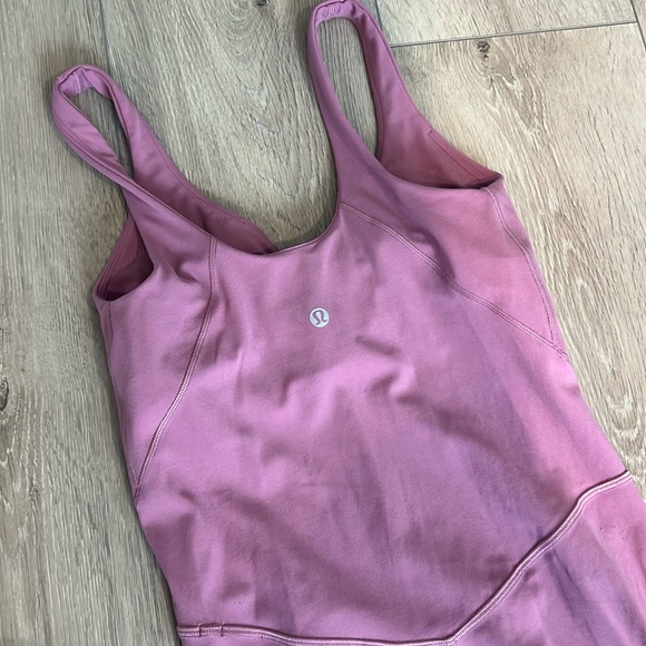 LULULEMON ALIGN BODYSUIT 28” VELVET DUST SIZE 6 - Picture 4 of 4